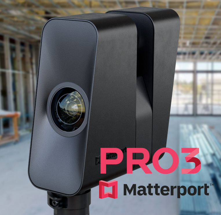 Matterport Pro3 Scanner at a Construction Site